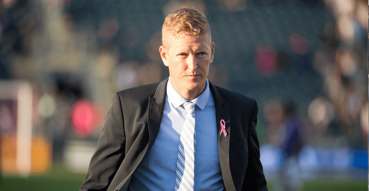 Jim Curtin is the head coach of the Philadephia Union soccer team.