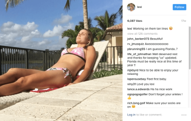 Lexi Thompson (LPGA star) hot, new Instagram pics