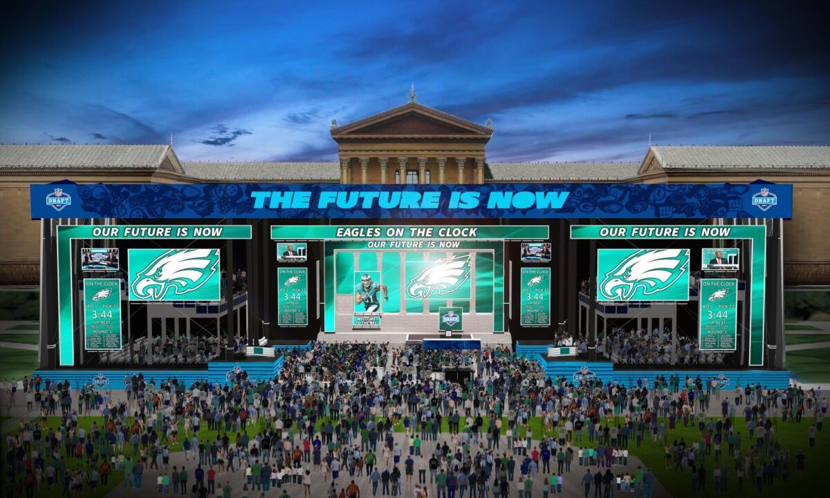 Artist renderings of the 2017 NFL draft in Philly are absolutely epic
