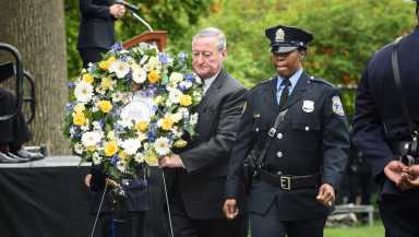Philly pays tribute to fallen police, firefighters at Living Flame Memorial