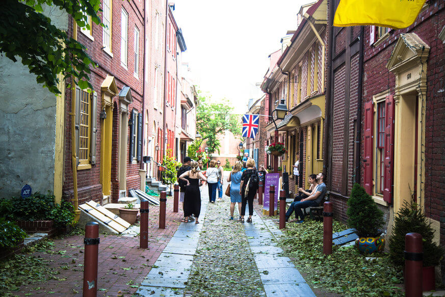 Elfreth's Alley is the oldest residential street in the country. | Albert Lee