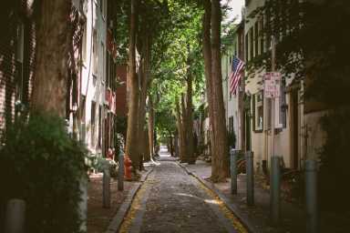 Camac Street is one of the Philly's most idyllic streets. | Neal Santos for Visit Philadelphia