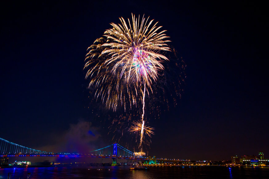Stick around for the fireworks. | Jeff Fusco for Visit Philly