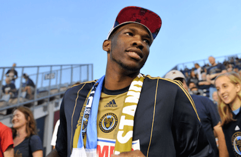 The Process to play soccer? Joel Embiid on Champions League friendly roster