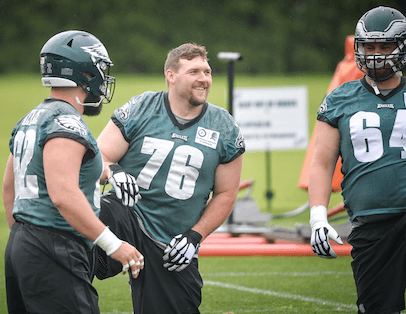 Jason Kelce agrees with Lane Johnson that Eagles offensive line can be best