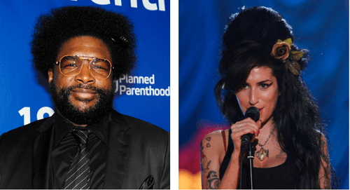 From left: Questlove and Amy Winehouse | Getty Images