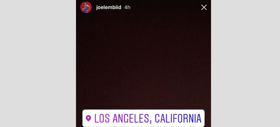 Is Joel Embiid keeping his summer tour going at ESPYs?