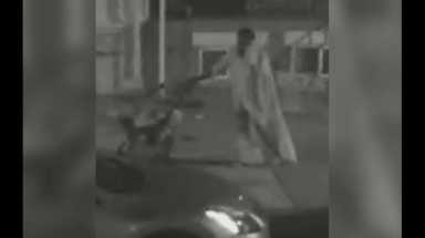 WATCH: Man attempts to burn police vehicles