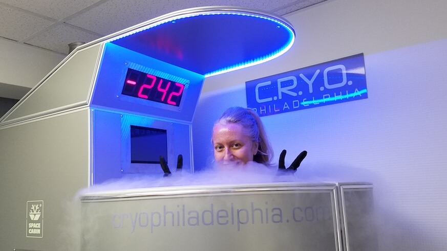 The big chill: Cryo tanks freeze the pain away