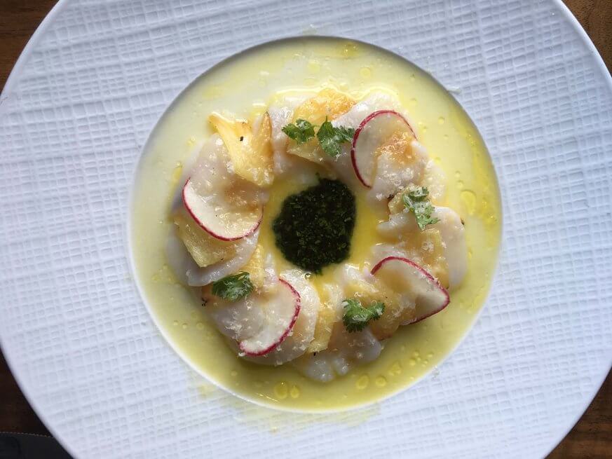 The scallop ceviche at Friday, Saturday, Sunday tastes as good as it looks. | Jennifer Logue