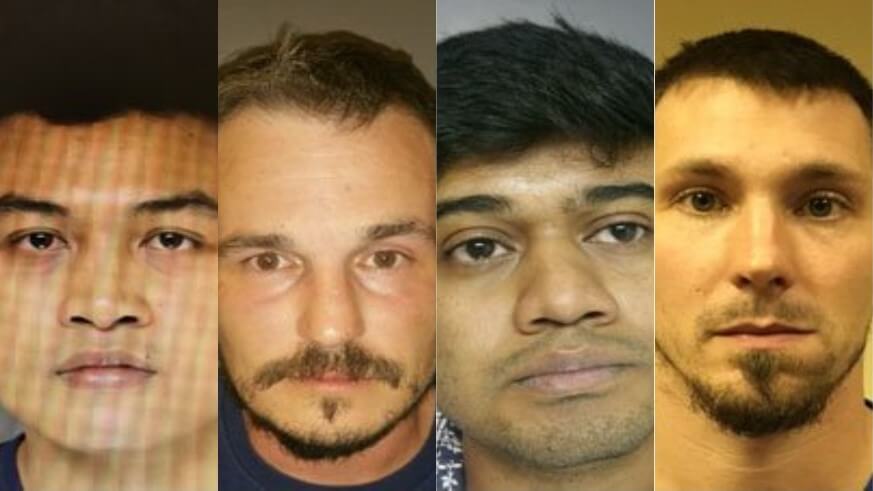 Four local men arrested in child predator sweep