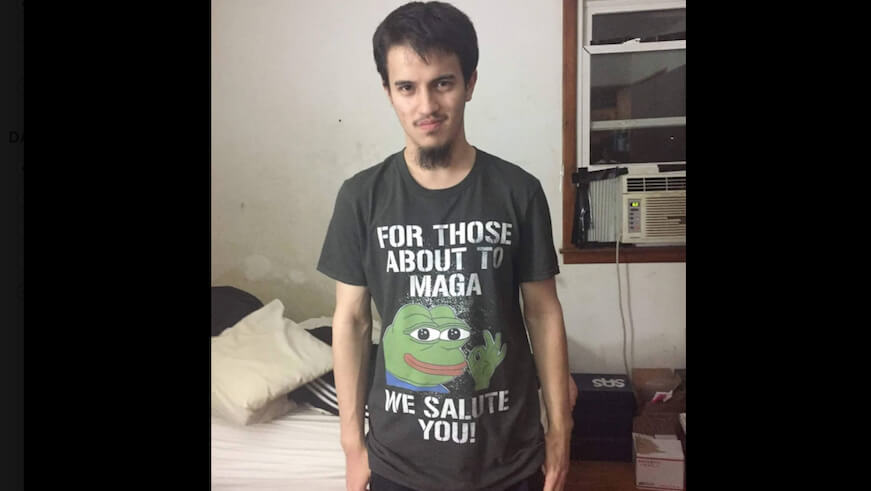 MAGA shirt-wearing suspect charged with pepper-spraying trans woman at march