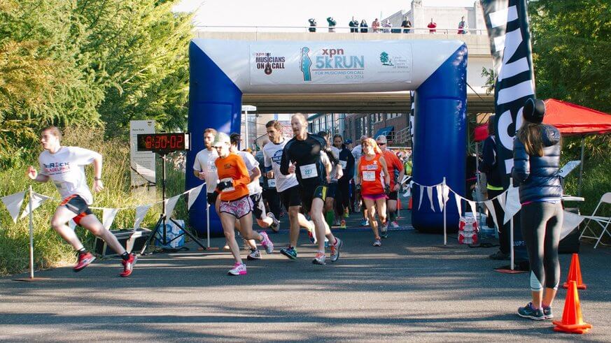 Get ready for the 4th annual WXPN 5K for Musicians On Call. | Provided