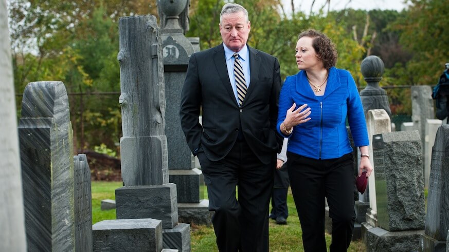 Philly Jewish cemetery unveils repaired headstones