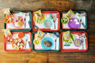 The kids' trays at The Sidecar Bar & Grille are adorbs. | Provided