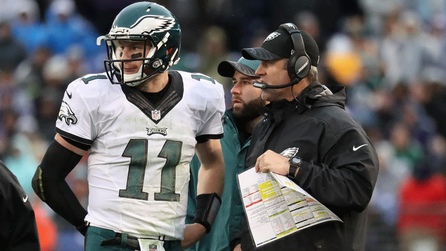 Injured Carson Wentz: “Changing my style? That’s not going to happen”