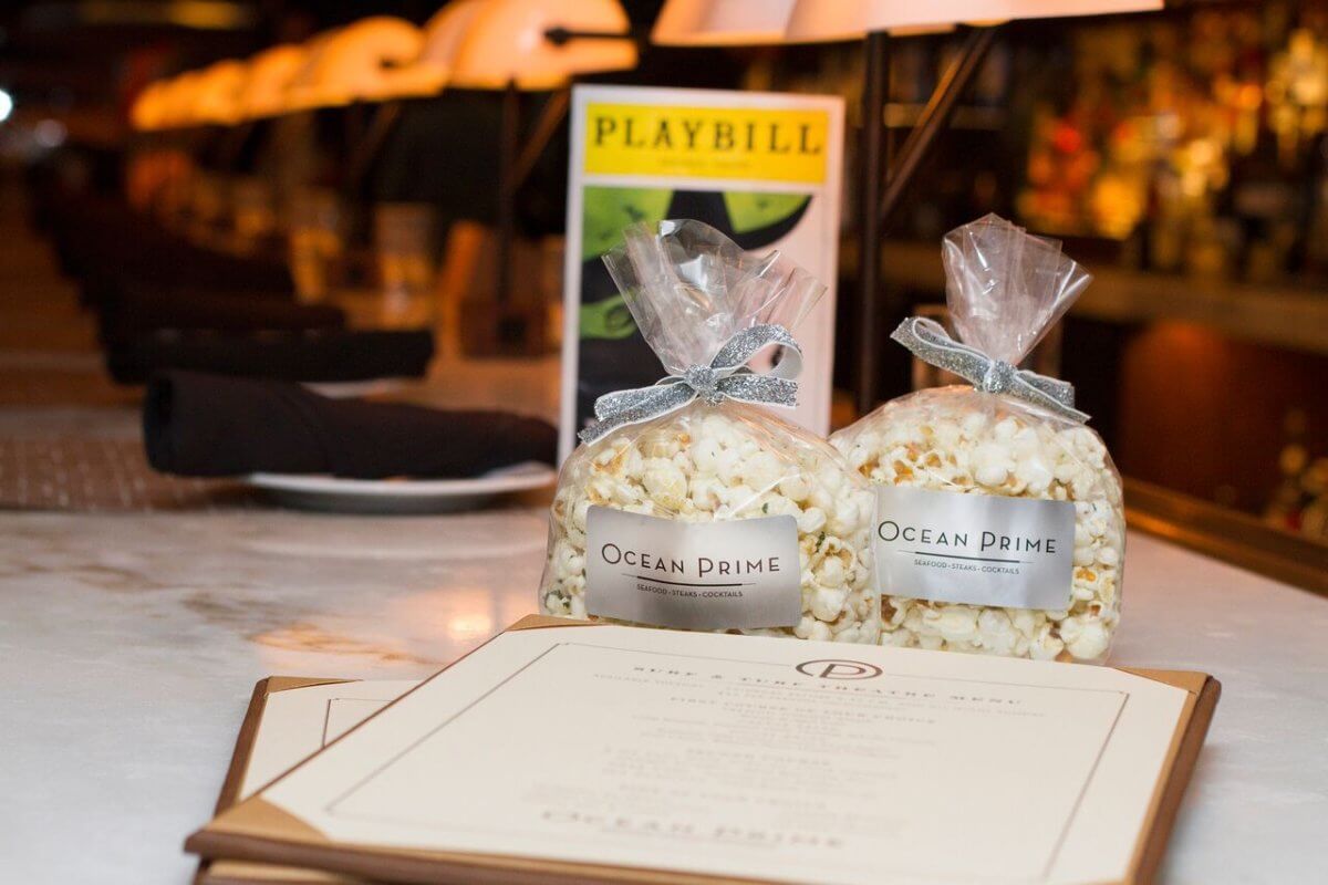 Ocean Prime has a pre-theater menu that includes free champagne and swag if you show your tickets. | Provided