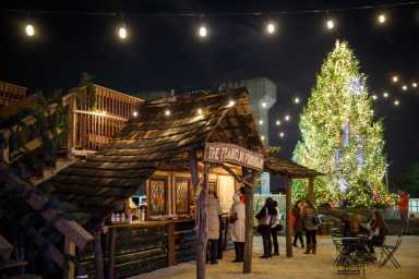 The Christmas tree will be lit at River Rink tomorrow night. | Provided