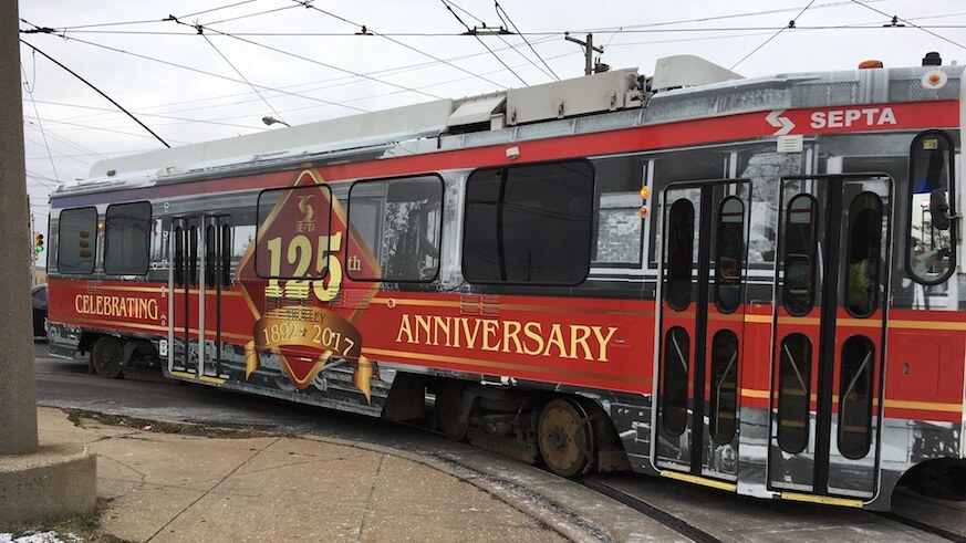 Special SEPTA trolley celebrates 125th anniversary of electric trolley