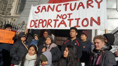 Immigrant woman facing deportation enters sanctuary at Philly church