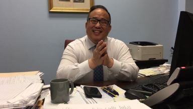 Councilman David Oh gears up for the PHL Live Awards show tomorrow night. | Jennifer Logue