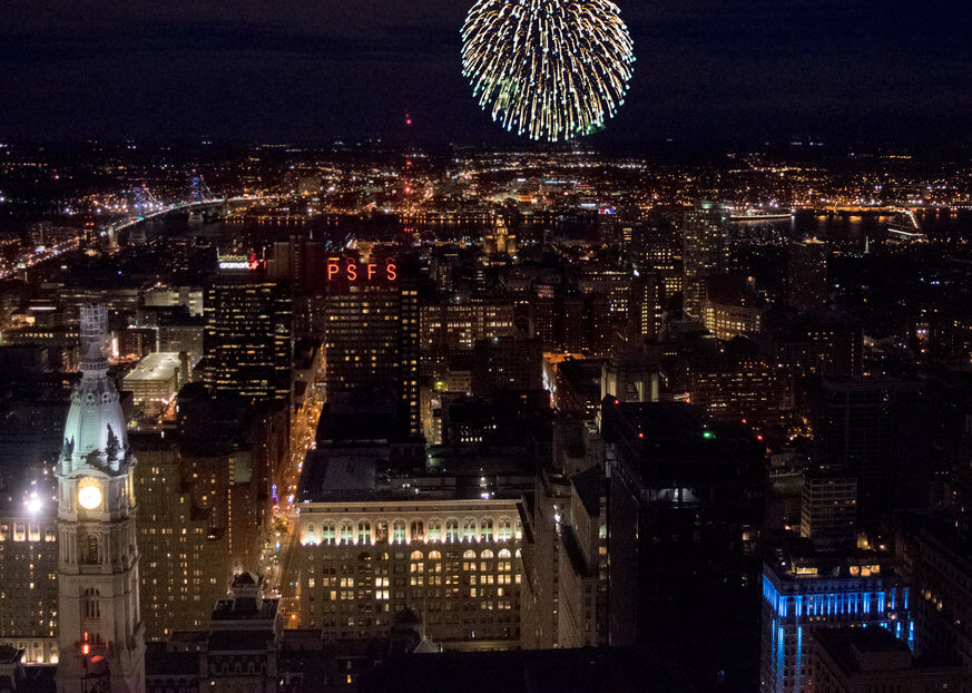 Take in stunning views at One Liberty Observation Deck on New Year's Eve. | Provided
