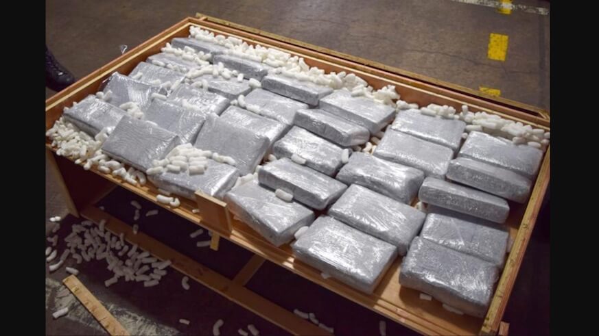 Philly customs finds 321 kilos of cocaine hidden in furniture