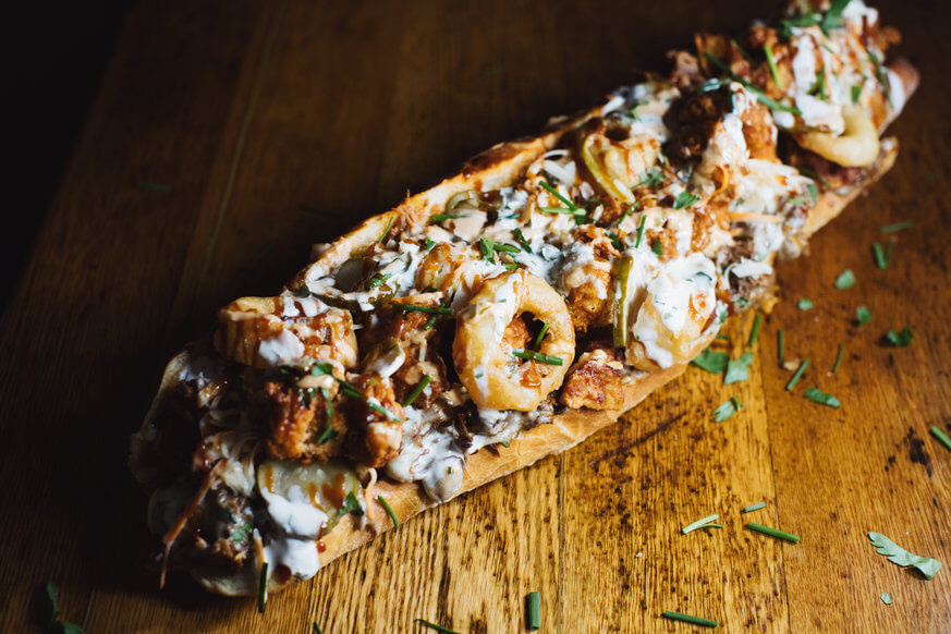 Stockyard Sandwich Co. serves up the JagerMonster hoagie for the 2018 Super Bowl. | Provided