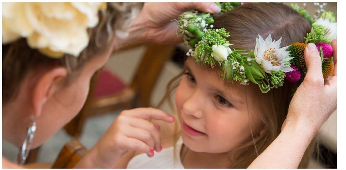 Make floral crowns at the Market & Shops at the Comcast Center. | Provided