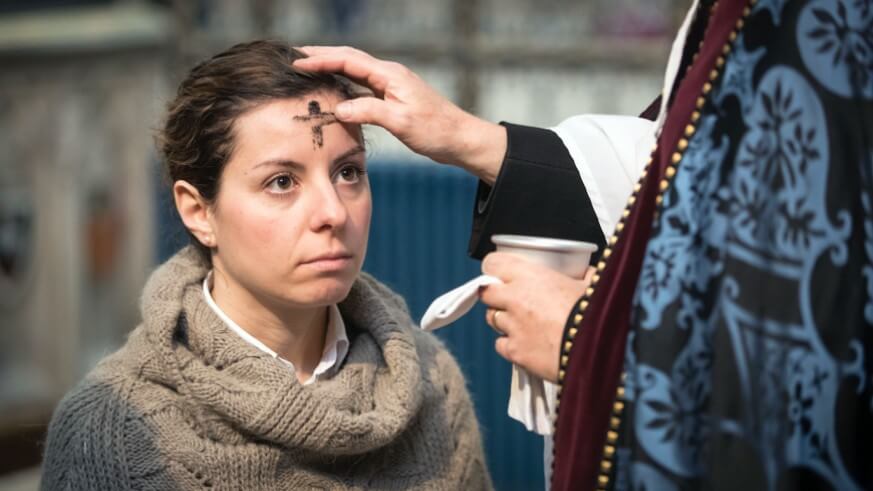 Why do, people, have, black, stuff, on, their, forehead, today