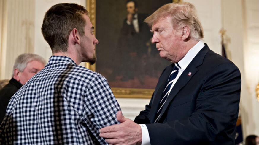 Parkland survivors speak about Trump