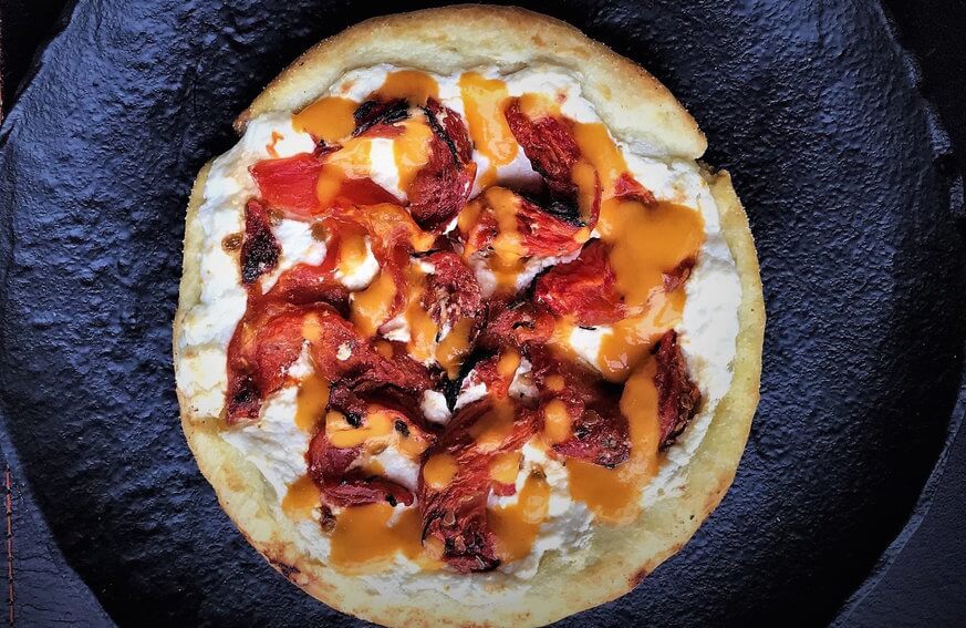 Scarpetta has a boozy pizza on the menu in Philadelphia in collaboration with Stateside Urbancraft vodka. | Provided