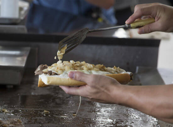 best philly cheesesteak in philly onions