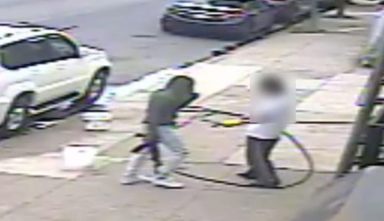 Surveillance video shows suspect with AK-47 attack deli owner