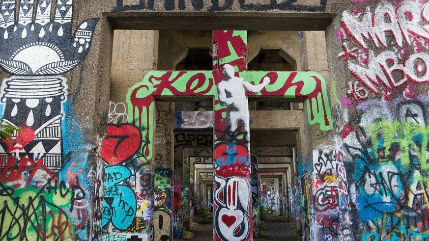 Artwork at Graffiti Pier