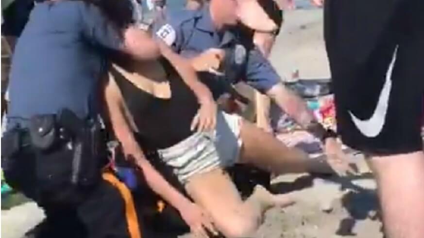 Philadelphia woman arrested on NJ beach
