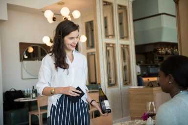 Kaitlyn Caruke is the head sommelier at Walnut St. Cafe. | Provided