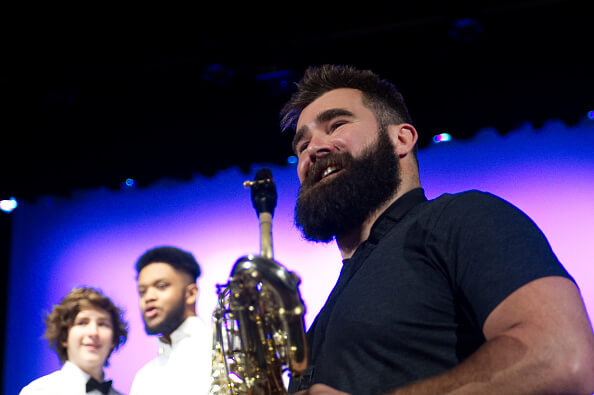 Jason Kelce of the Philadelphia Eagles will host a concert at Ardmore Music Hall this summer. | Getty Images