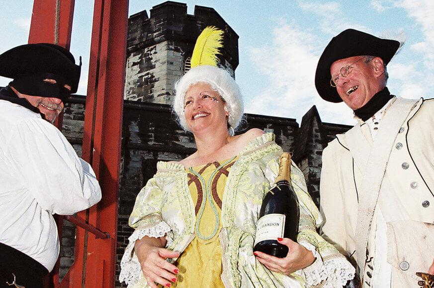 Terry Berch as played Marie Antoinette on Bastille Day in Philadelphia for the past 24 years. | Provided