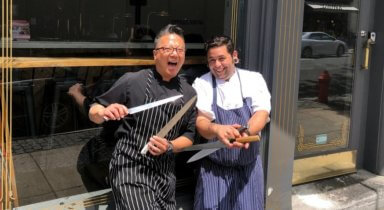From left: Chef Harrison Kim and Waldemar “Val” Stryjewski | Provided