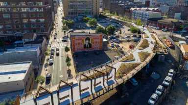 The Rail Park, built on blight, finally opens