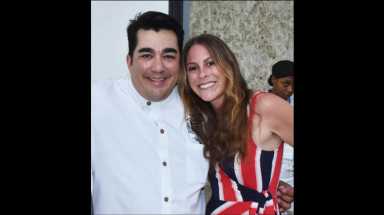 Chef Jose Garces attended The Great Chefs Event with his wife Jillian. | HughE Dillon