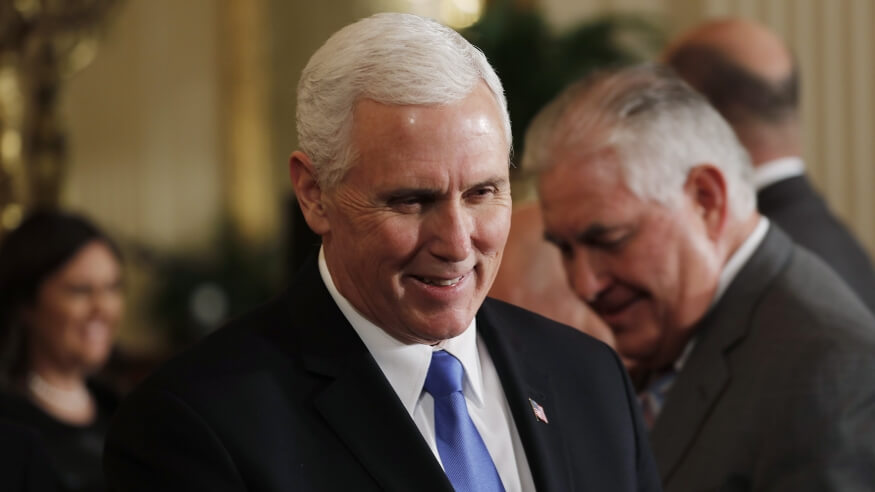Vice president Mike Pence