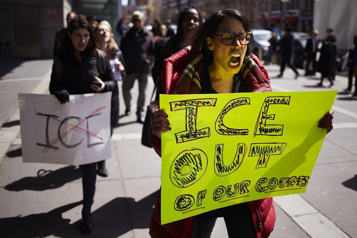 ICE protest