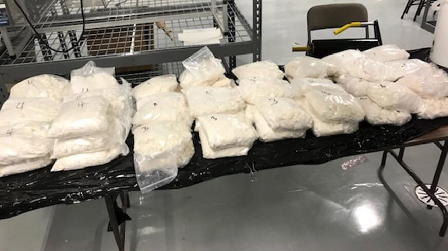 U.S. Customs and Border Protection found the fentanyl shipment during a routine examination of the Port of Philadelphia. Photo: U.S. Customs and Border Protection