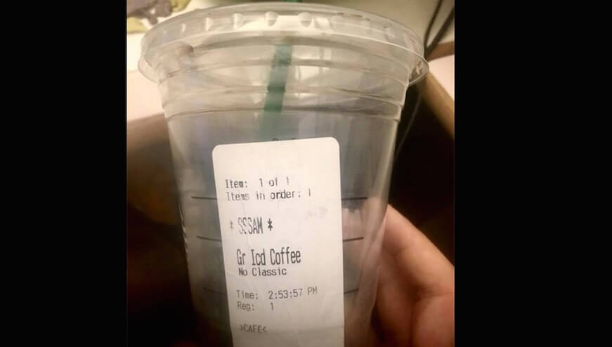 Philly Starbucks offered $5 to the customer who was allegedly mocked by a barista for his stutter. Photo: Facebook