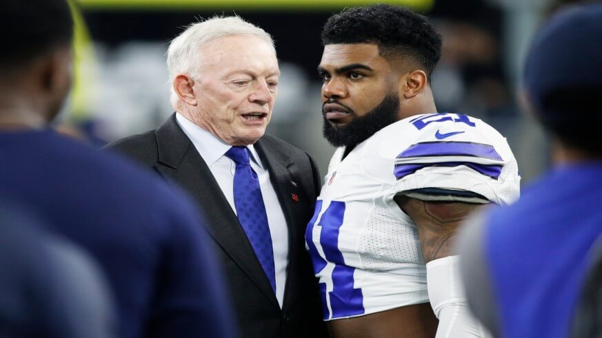 Jerry Jones Ezekiel Elliott Dallas Cowboys