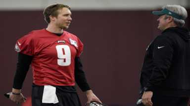 Nick Foles Doug Pederson Philadelphia Eagles
