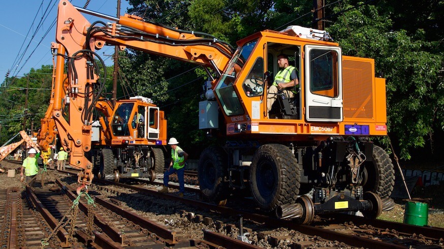 SEPTA Airport Line down through August