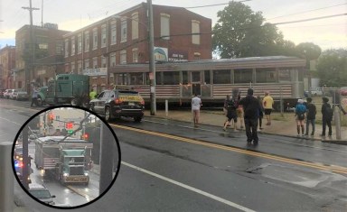 Long-awaited Wayne Junction trolley car diner arrives in Philly